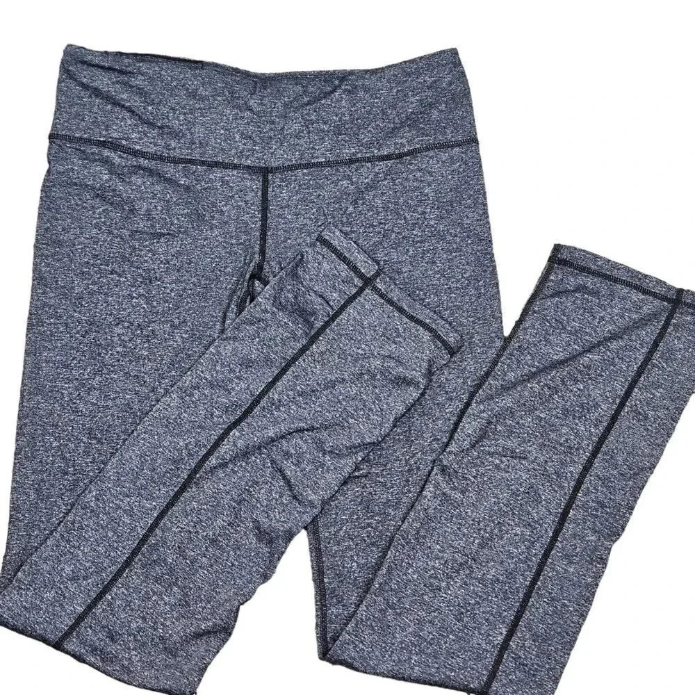 Gap Fit Straight Leg Low Rise‎ Leggings Charcoal Gray Size Medium Regular